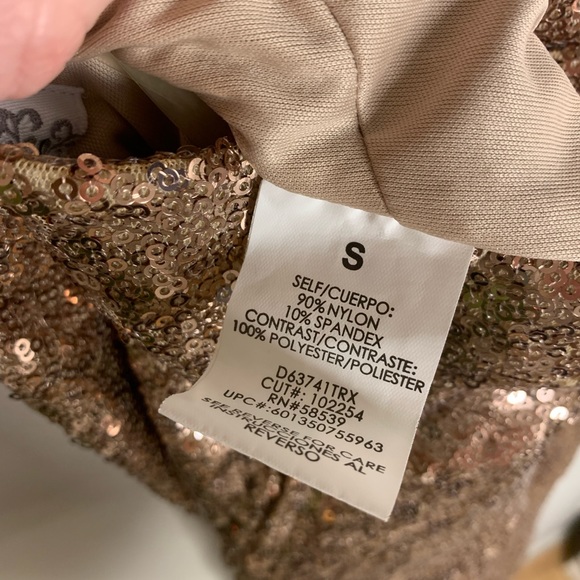 Speechless Gold Sequins Mini Dress - Picture 7 of 10